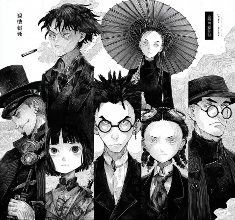 治愈题材漫画封面展示